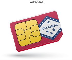 Сим карта США штат Арканзас для приема СМС